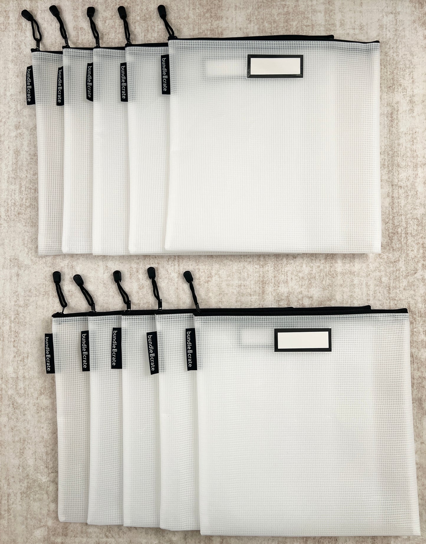 OG Sleek Organizing Zipper Pouch (10-pack)