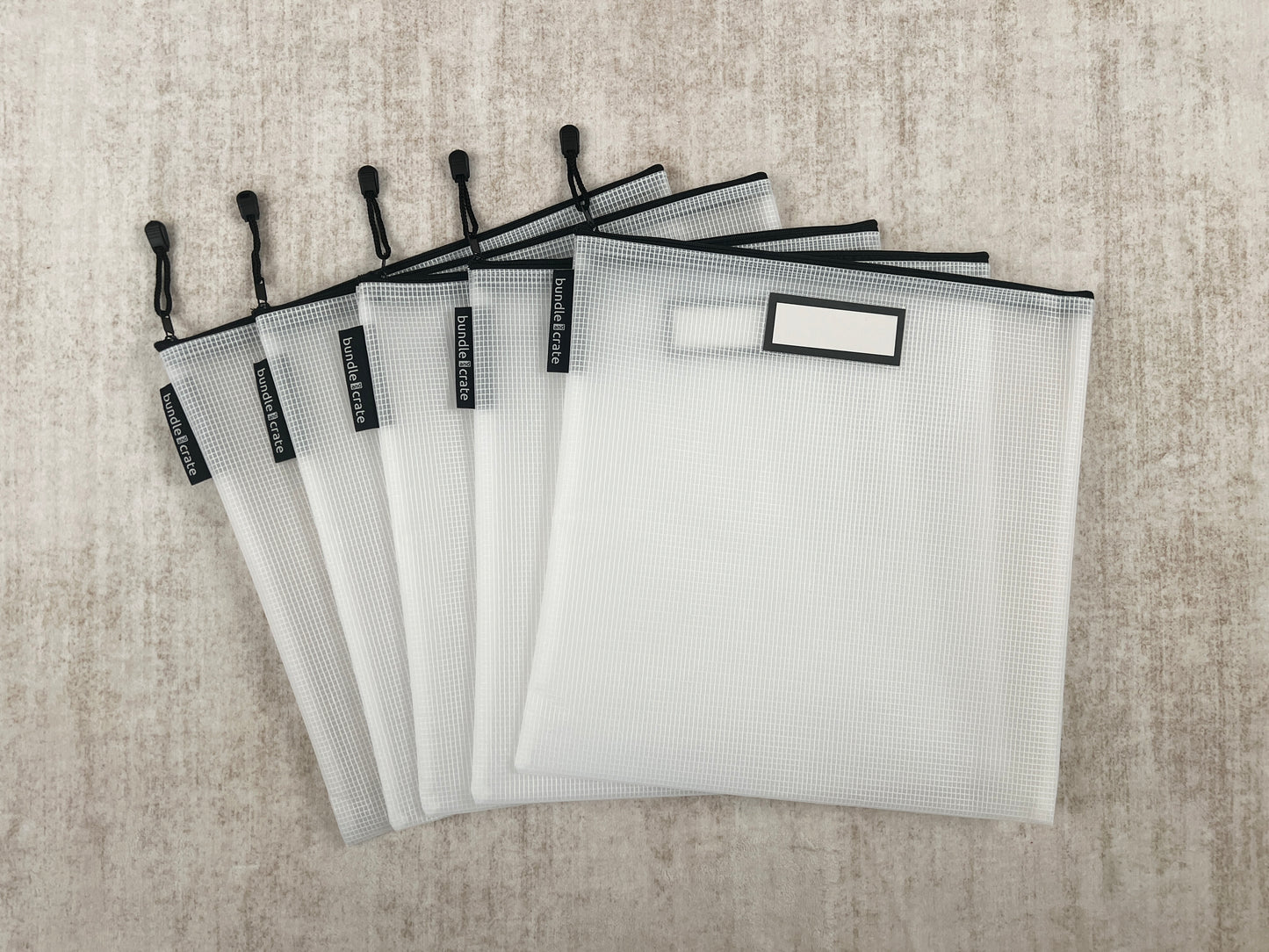 OG Sleek Organizing Zipper Pouch (5-pack)