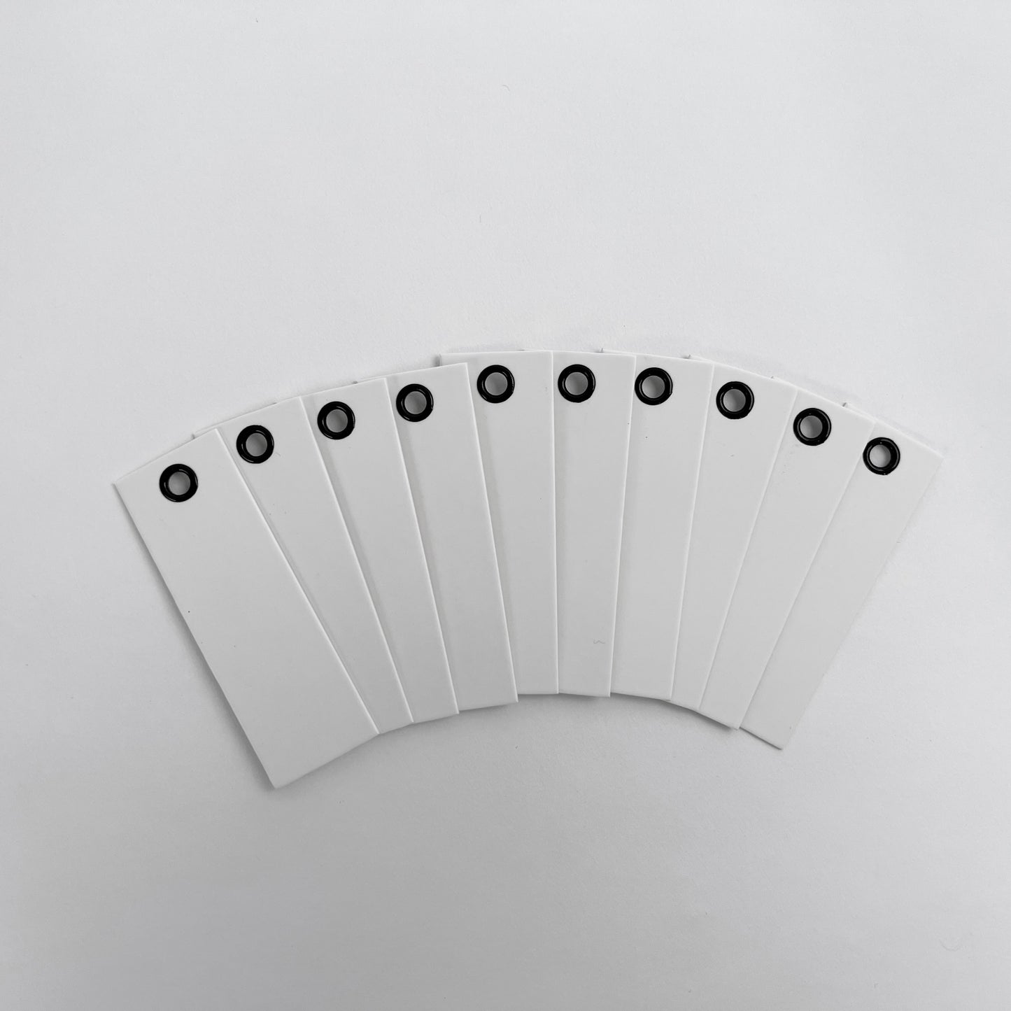 Label Tags, White 1mm thick Cardstock, 5-Pack