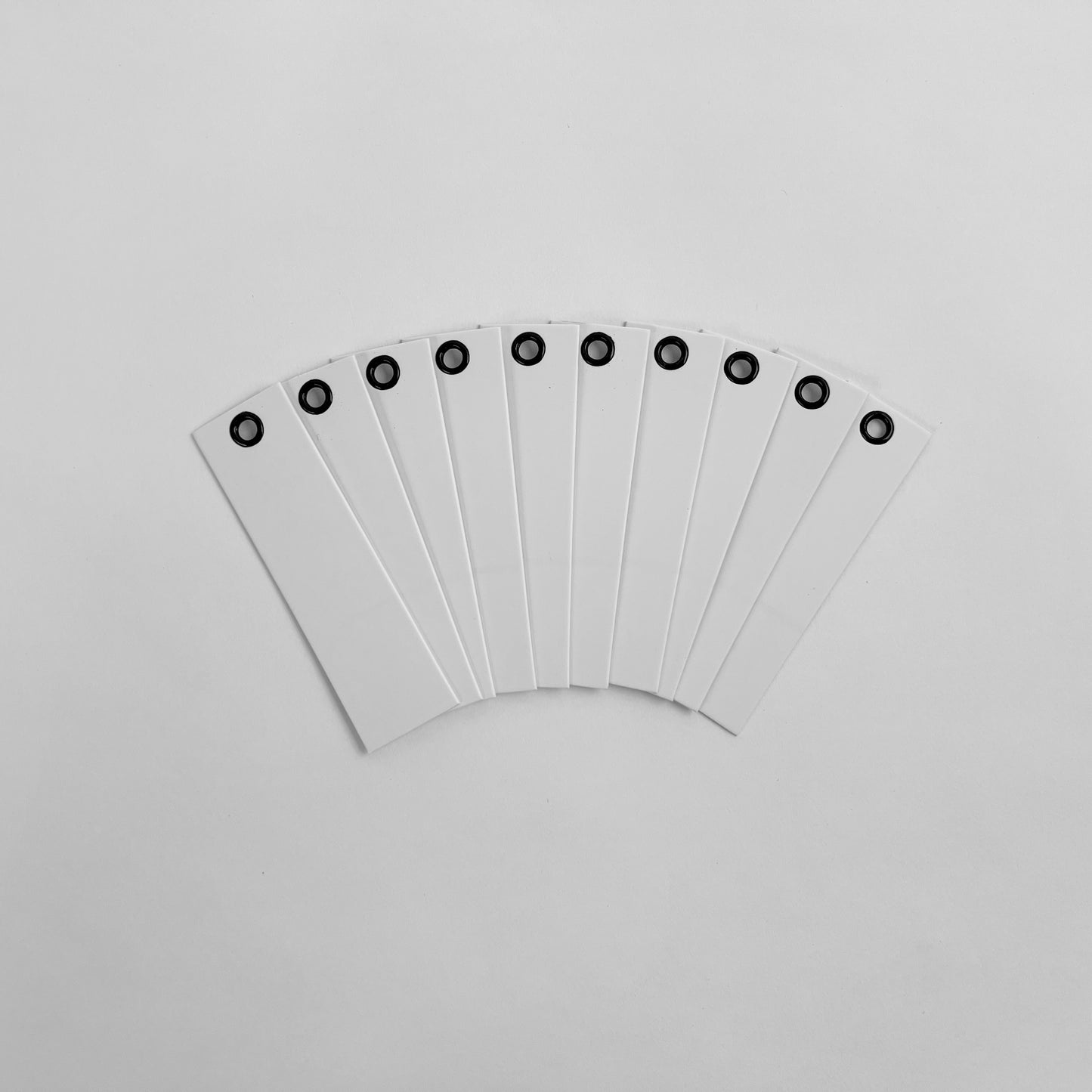 Label Tags, White 1mm thick Cardstock, 5-Pack