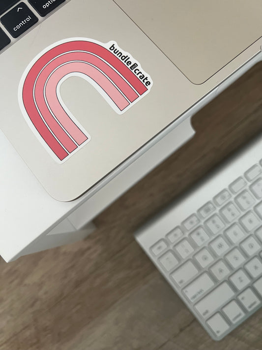 Pink Rainbow Sticker