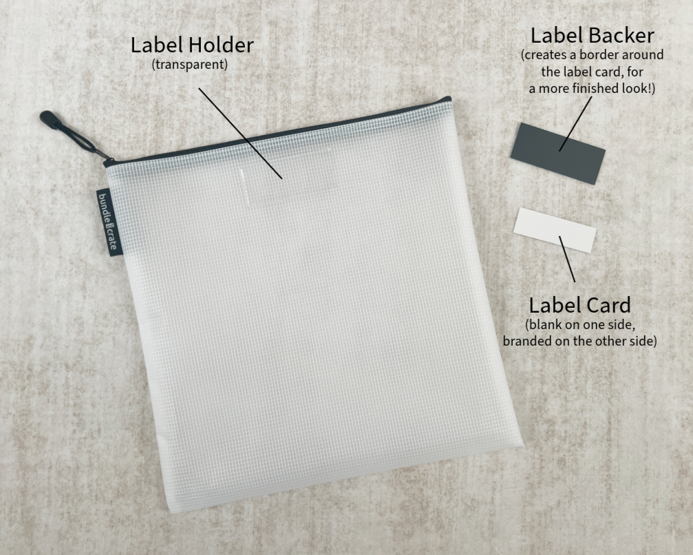 OG Sleek Organizing Zipper Pouch (10-pack)