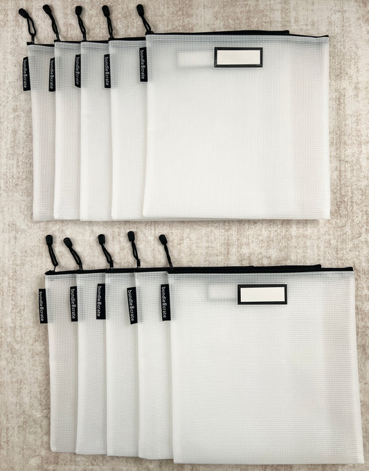 OG Sleek Organizing Zipper Pouch (10-pack)