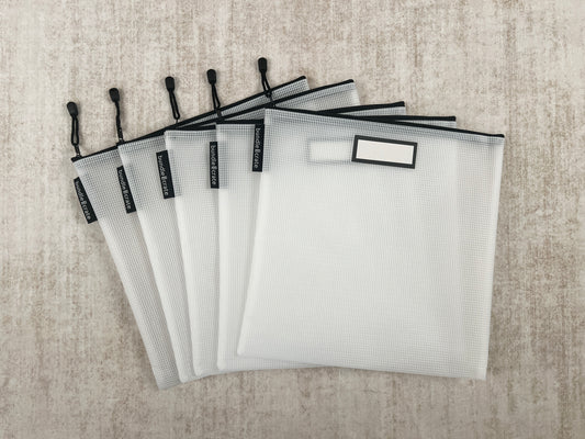 OG Sleek Organizing Zipper Pouch (5-pack)