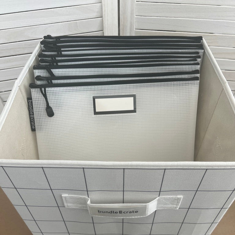 OG Sleek Organizing Zipper Pouch, 10-pack