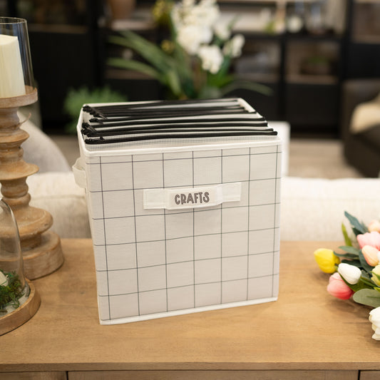 Canvas Storage Bin, 13" x 13"