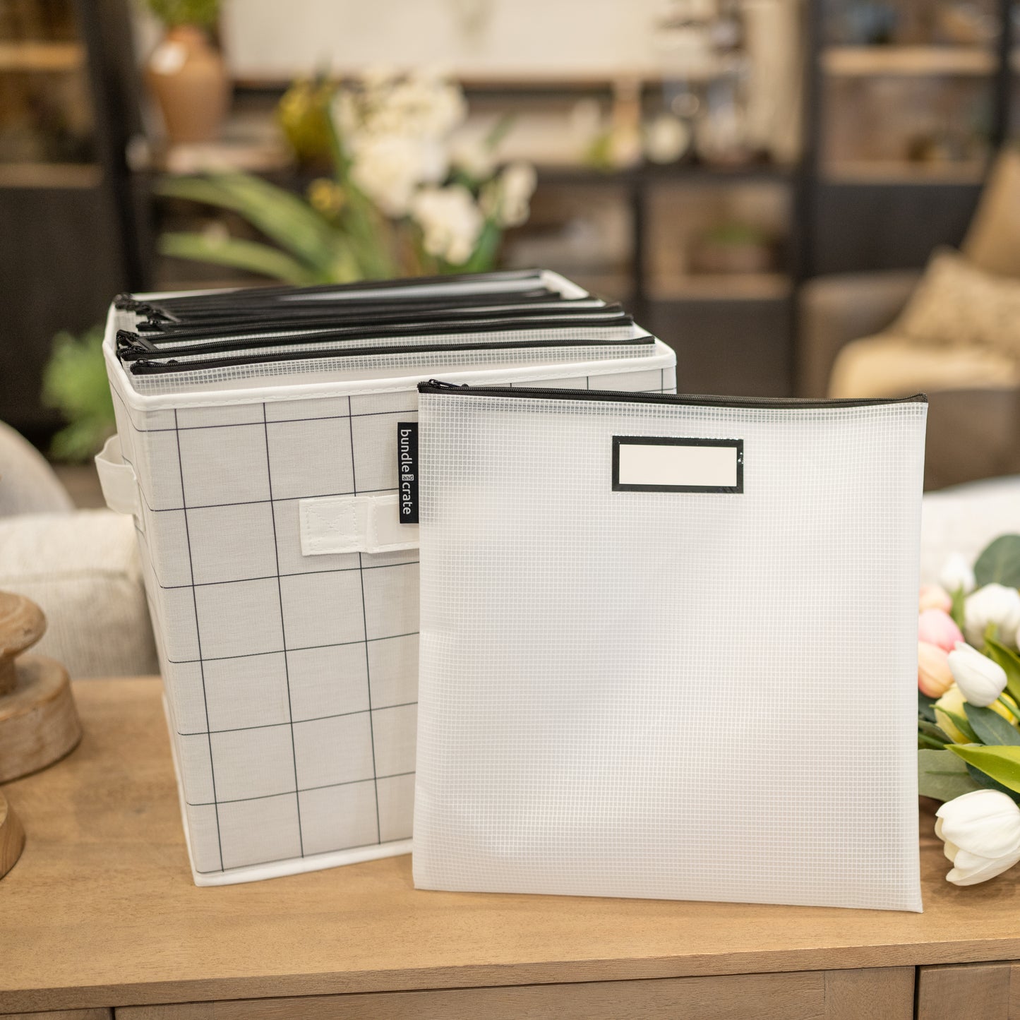 OG Sleek Organizing Zipper Pouch, 5-pack