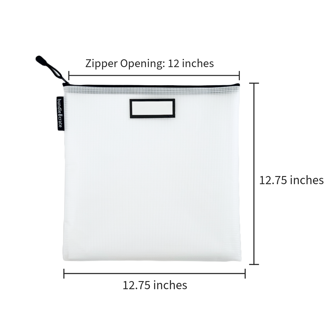 OG Sleek Organizing Zipper Pouch, 5-pack