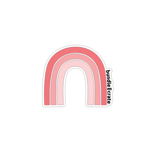 Pink Rainbow Sticker