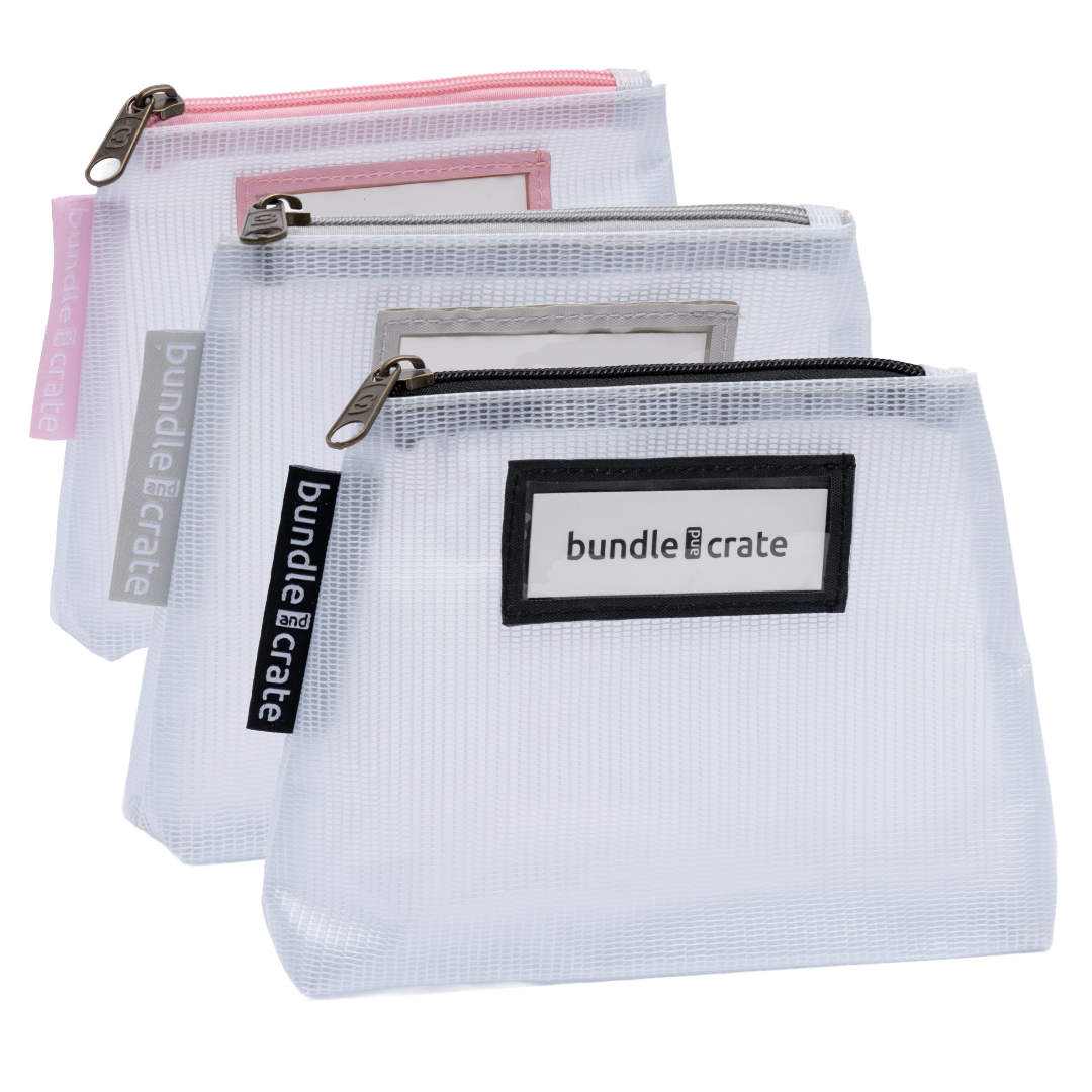 OG Sidekick Organizing Zipper Pouch, 3-Pack
