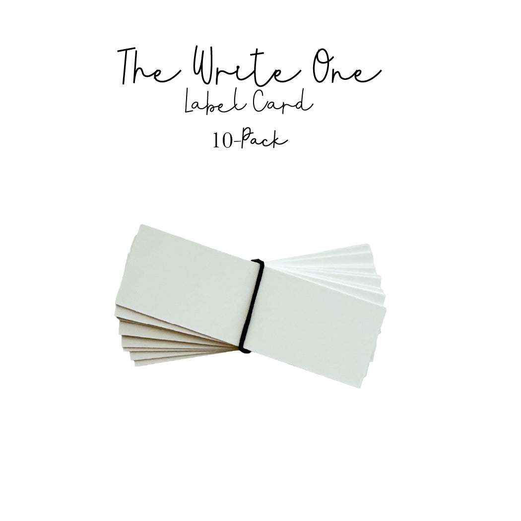 The Write One Label Card, 10-pack